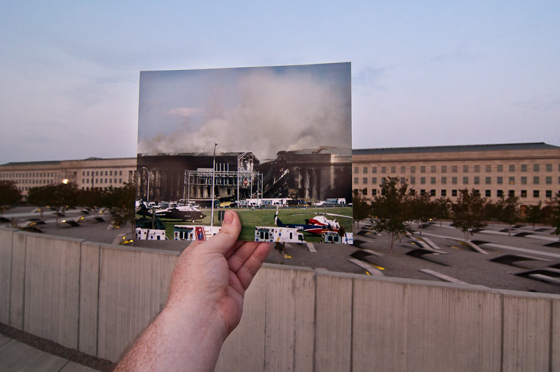 Pentagon From a Distance, September 11, 2001