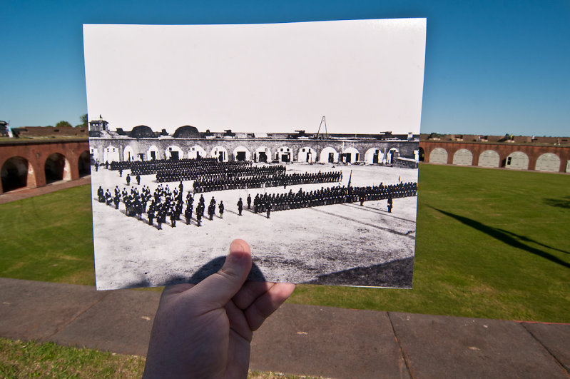 Looking Into the Past: 48th New York Infantry, Fort Pulaski, Geo